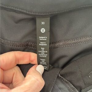 Lululemon Black Athletic pants size 30